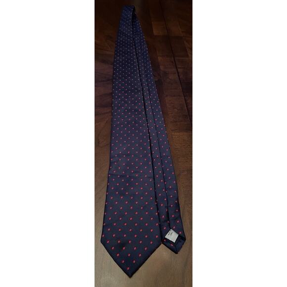 Izod Blue Red 100% Polyester Men’s Neck Tie Made In China - Picture 3 of 9